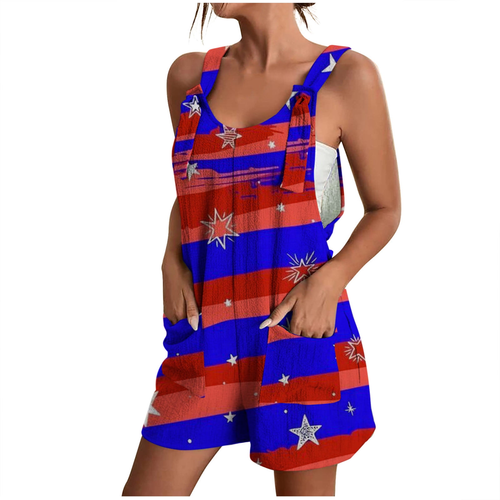 fourth of july overalls