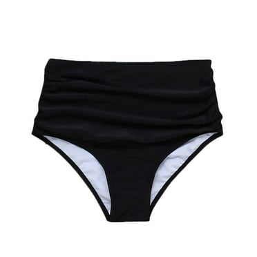 Utoimkio Clearance Women's High Waisted Bikini Swim Shorts High Cutted Bottom Swimwear Bathing Suit Bottoms for Women