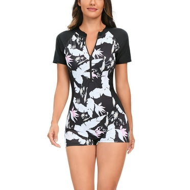 Utoimkio by Utoimkio Women's Rash Guard One Piece Swimsuit
