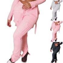 Utoimkio Women's Straight Leg Lounge Pants Summer Casual High Waisted Drawstring Trousers Pants for Women with Pockets