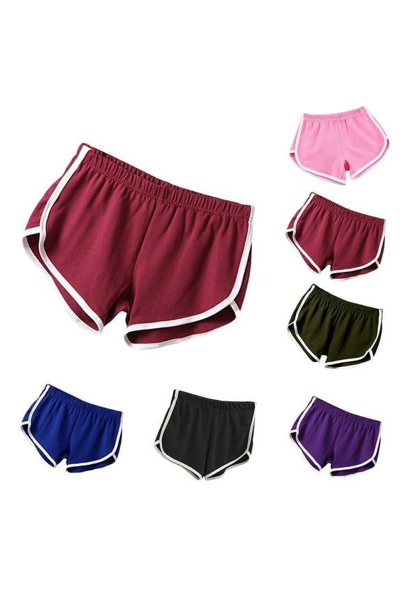 Women's Workout Shorts Athletic Running Shorts Elastic Waisted Gym Shorts for Women