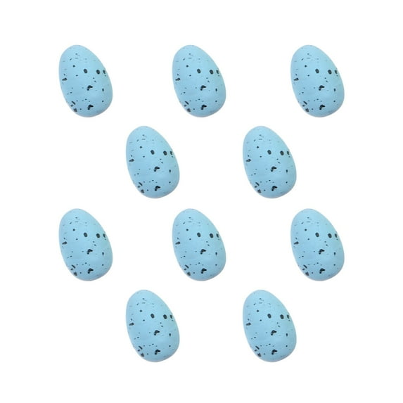 Utoimkio Easter Baskets for Kids 10Pcs Simulation Colorful Plastic Easter-Eggs Bright PlasticEggs Decorations DIY Easter Decor