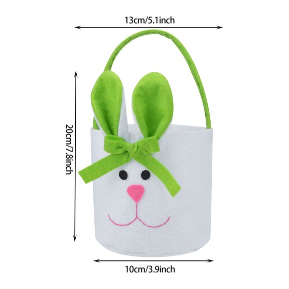 Utoimkio Easter Decor Easter Rabbit Animal Party Gift Candy Bag Creative Present Home Accessory Easter Decor