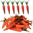 thumbnail image 1 of Utoimkio Easter Decorations 6 Inch Easter Carrot Hanging Ornaments Artificial Easter Foam Glitter Carrots Easter Decor, 1 of 9
