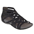 thumbnail image 1 of Utoimkio Women's Open Toe Lace Flat Sandals for Women Summer Vintage Roman Platform Sandals Casual Walking Shoes with Back Zipper, 1 of 2