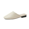 thumbnail image 1 of Utoimkio Flat Sandals for Women Summer Baotou Vintage Women's Shoes Toe Thick Heel Women's Sandals, 1 of 3