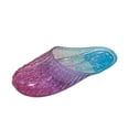 thumbnail image 1 of Utoimkio Flat Sandals for Women Summer Summer Hollow Out Flat Sandals Women's Casual Shoes Crystal Plastic Jelly Shoes, 1 of 7