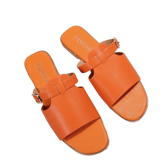 Utoimkio Flat Sandals for Women Summer Women Casual Open Toe Comfy Slippers Beach Casual Flops Shoes