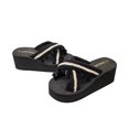 thumbnail image 1 of Utoimkio Slide Sandals for Women Slip On Summer Casual Beach Platform Wedge Sandals for Women with Arch Support Casual Comfortable Walking Slippers, 1 of 6