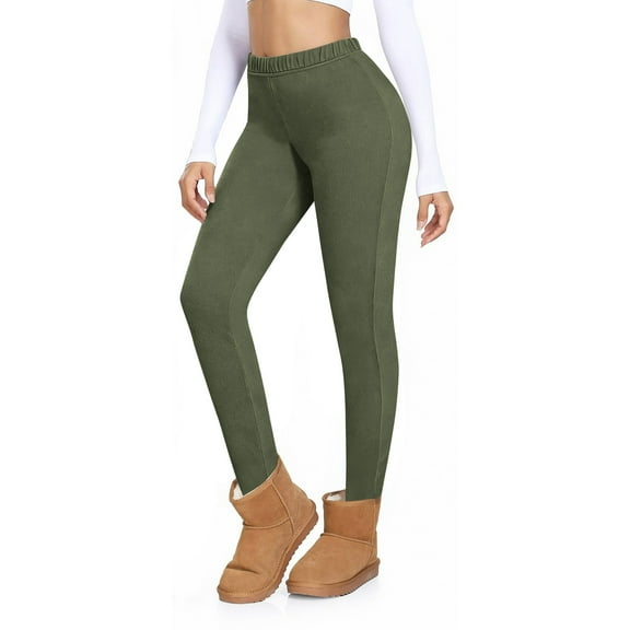 Utoimkio Fleece Lined Winter Tights for Women Thermal Warm Pantyhose Thick Sheer Leggings for Women