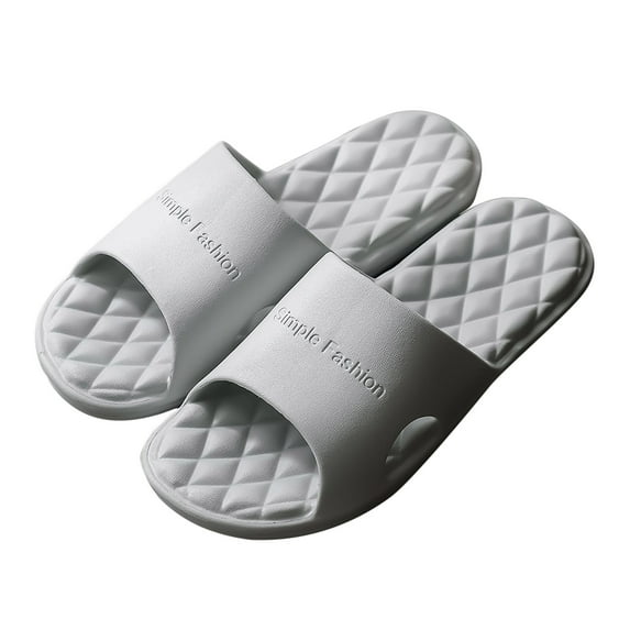 Utoimkio Flip Flops for Women Size 8 Women Men Slippers Home Couple Shoes Indoor Outside Soft Soled Bathroom Bath Slippers