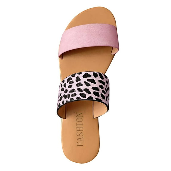 Utoimkio Flip Flops for Women Size 8 Women's Casual Vintage Roman Plus-size Flat Slippers Sandals Shoes