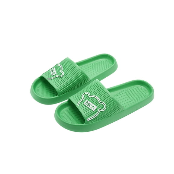 Utoimkio Flip Flops for Women Size 8 Womens Mens Solid Color Hollow Side Tracing Thickening Super Soft Breathable Non-Slip Bedroom Home Slippers