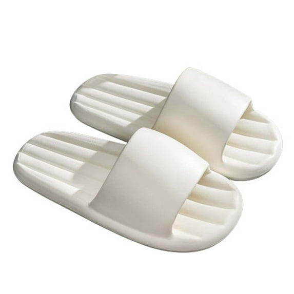 Utoimkio Flip Flops for Women Wide Width Womens Mens Color Slippers Super Soft Breathable-Slip Bedroom Home Slippers