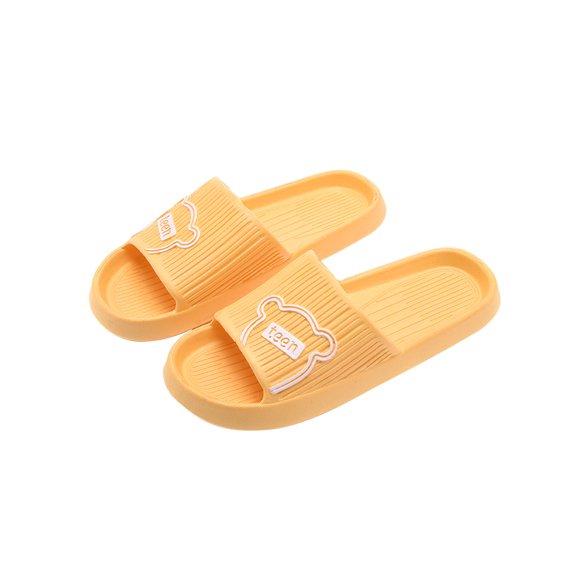 Utoimkio Flip Flops for Women Wide Width Womens Mens Solid Color Hollow Side Tracing Thickening Super Soft Breathable Non-Slip Bedroom Home Slippers