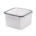 thumbnail image 1 of Utoimkio Fruit Vegetable Storage Containers, Draining Fresh-Keeping Box,Suited for Fridge Berries vegetable wash vegetables dehydration with Lids 5800ML, 1 of 7
