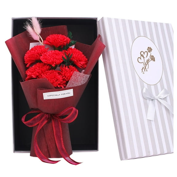 Utoimkio Gift for Mom Flower Bouquet Soap Roses Gift Box,Mother's Day Gift Hand Bouquet Gift Box for Mother's Day,Wedding,Birthday