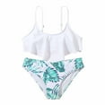 thumbnail image 1 of Utoimkio Girls Bathing Suit Two Piece Swimsuit Bikini Beach Wear for Girls 8-14 Years, 1 of 9
