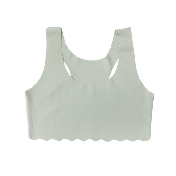 Utoimkio Girls Sports Bras Solid Color Crop Tops for Kids,Training Bra Cute Crop Tops for Girls Cami Bra 13-16 Years