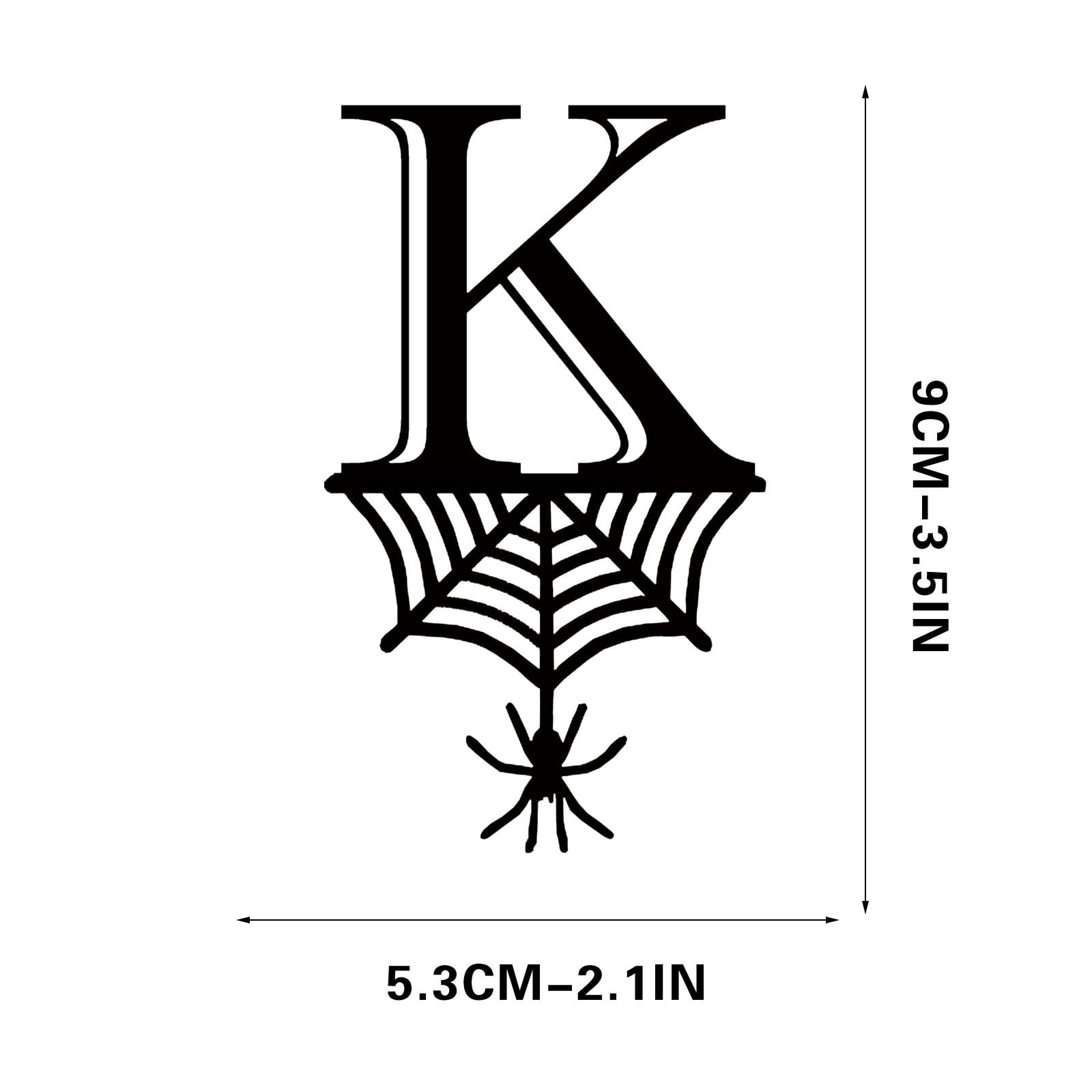 Utoimkio Halloween Decorations tag Ornament 26 Letters AZ Alphabet DIY