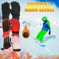 thumbnail image 1 of Utoimkio Kids Ski Gloves Waterproof Winter Snow Gloves Thicken Warm Windproof Warm Winter Gloves for Cold Weather,Thermal Snowboarding Gloves for Boys Girls, 1 of 6