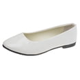 thumbnail image 1 of Utoimkio Leather Ballet Flats for Women Pointed Toe Office Work Walking Shoes Comfort Lightweight Loafers for Women, 1 of 8