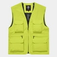 thumbnail image 1 of Utoimkio Men's Casual Lightweight Quick Dry Outdoor Travel Vest Jackets Multi Pockets Loose Fit Sleeveless Work Vest, 1 of 5