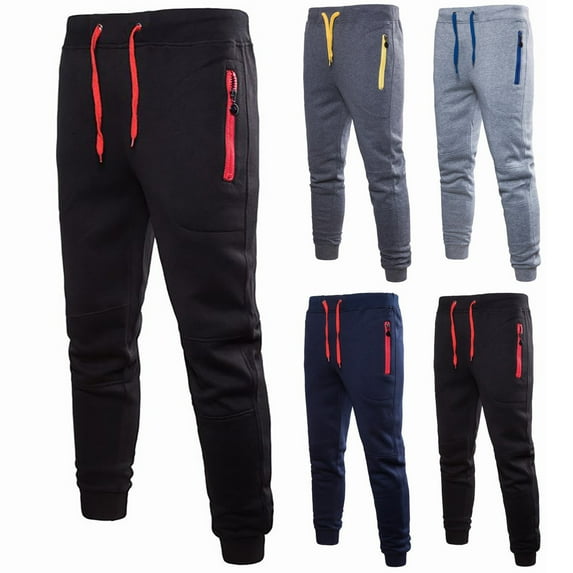 Utoimkio Men's Casual Linen Pants Loose Fit Work Trousers Straight Leg Elastic Drawstring Waist Summer Beach Yoga Long Pants with Pockets