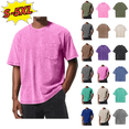 thumbnail image 1 of Utoimkio Men's Oversized Cotton T-Shirts Loose Fit Vintage Washed Short Sleeve Tees Unisex Casual Crewneck Pullover Tops Size S-5XL, 1 of 4