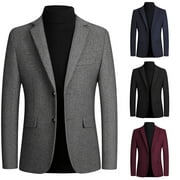 Utoimkio Men's Slim Fit Sport Coats Casual Blazer Two Button Business Suit Jacket