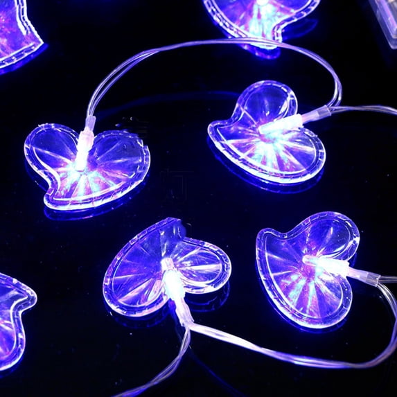 Utoimkio Mother's Day Heart-Shaped String Lights Mother's Day Decorations Gift for Mom,10LED Rose Fairy Lights Battery Operated Decorative Lights for Wedding Party Mothers Day Decor