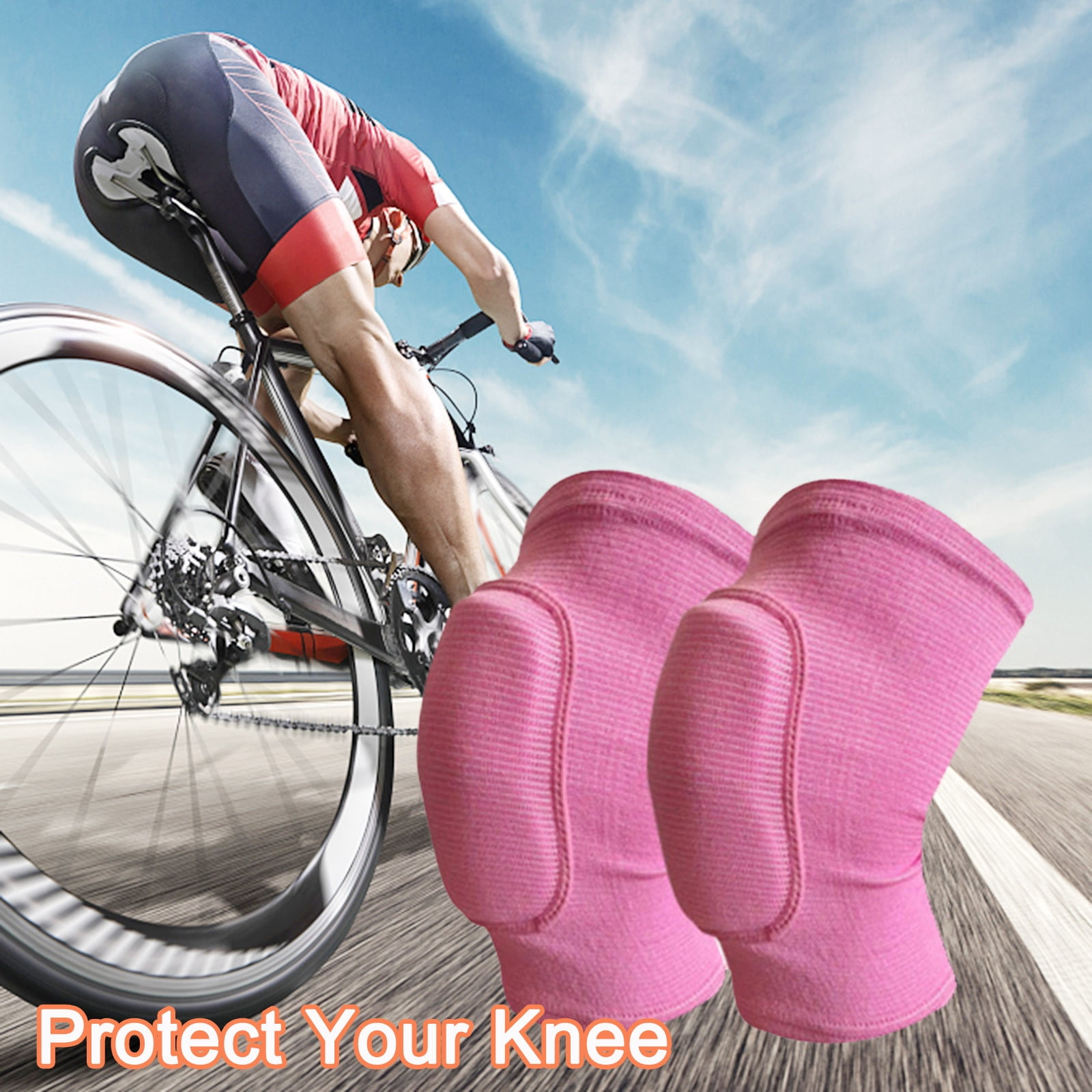 Utoimkio Non slip Knee Brace Soft Breathable Pads Compression Sleeve For Dance Basketball Soccer Jogging Cycling For Women Men