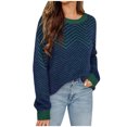 thumbnail image 1 of Utoimkio Off Shoulder Fall Sweaters for Women Round Neck Solid Color Cute Winter Pullover Sweaters for Women, 1 of 4