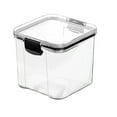 thumbnail image 1 of Utoimkio Ounce Clear Square Storage Jars Storage Containers With Lids for Kitchen & Household Storage Airtight Container and Dry goods and More, 1 of 5