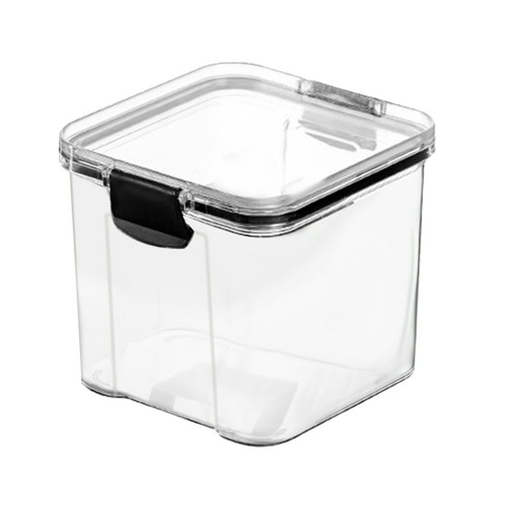 Utoimkio Ounce Clear Square Storage Jars Storage Containers With Lids for Kitchen & Household Storage Airtight Container and Dry goods and More