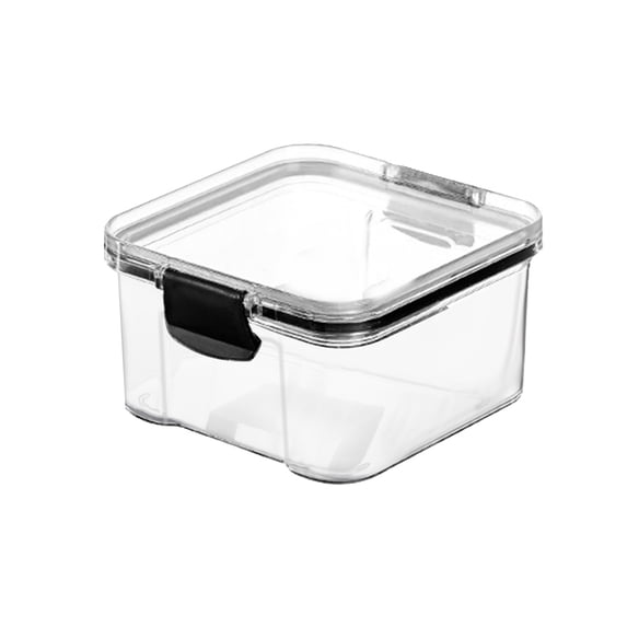 Utoimkio Ounce Clear Square Storage Jars Storage Containers With Lids for Kitchen & Household Storage Airtight Container and Dry goods and More
