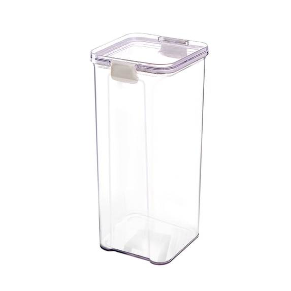 Utoimkio Ounce Clear Square Storage Jars Storage Containers With Lids for Kitchen & Household Storage Airtight Container and Dry goods and More