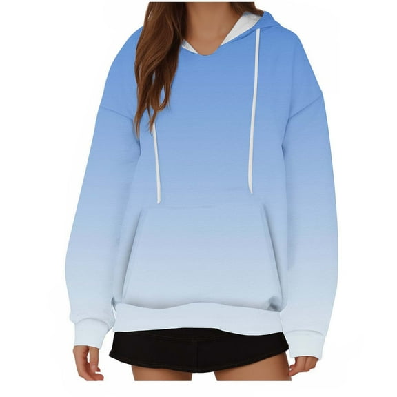 Utoimkio Oversized Tie Dye Hoodies for Women Plus Size Hoodie Long Sleeve Pullover Sweatshirts for Women Loose Fit Pullover Tops Fall Outfits