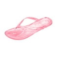thumbnail image 1 of Utoimkio Thong Flip Flops Sandals for Women Summer Casual Jelly Flat Sandals for Women Slip On Summer Casual Walking Shoes, 1 of 5