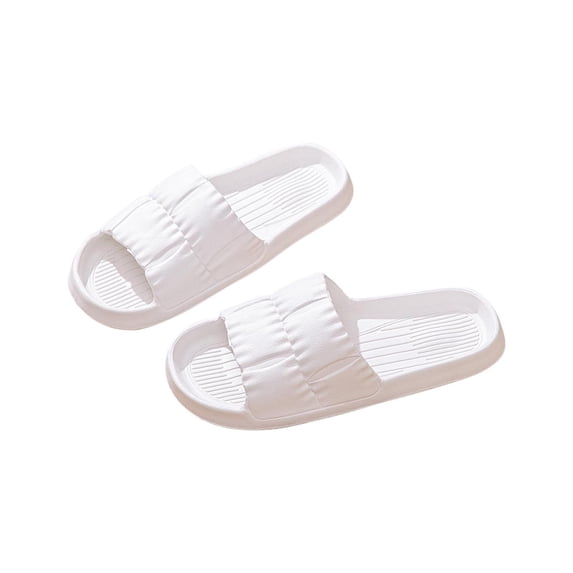 Utoimkio Platform Sandals for Women Summer Women Men Slippers Home Couple Shoes Indoor Outside Soft Soled Against Slip Abrasion Flower Slippers