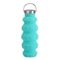 thumbnail image 1 of Utoimkio Silicone Collapsible Water Bottle, Reuseable BPA Free Silicone Foldable Water Bottles for Travel Gym Camping Hiking, Portable Leak Proof Sports Water Bottle with Carabiner, 1 of 7
