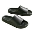 thumbnail image 1 of Utoimkio Slide Sandals for Women Slip On Summer Casual Beach Flat Sandals for Women Men Wide Width Casual Comfortable Walking Slippers, 1 of 4