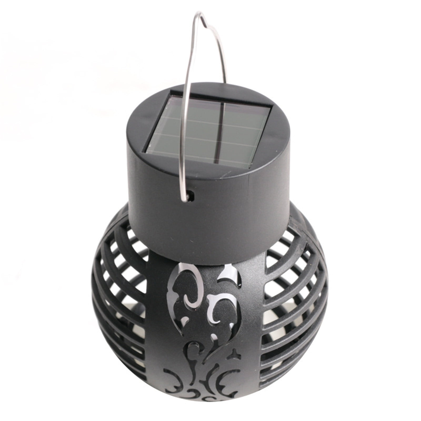 Utoimkio Solar Lantern Outdoor Hanging,Waterproof LED Solar Lights Simulation Flame Decorative Lamps for Garden Patio Tabletop,Warm White