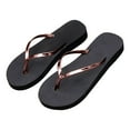 thumbnail image 1 of Utoimkio Thong Flip Flops Sandals for Women Summer Casual Beach Flat Sandals for Women Wide Width Summer Casual Walking Shoes, 1 of 8