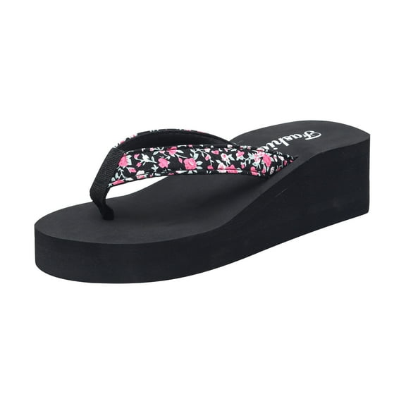 Utoimkio Thong Flip Flops Sandals for Women Summer Casual Platform Wedge Sandals for Women with Arch Support Summer Casual Walking Shoes