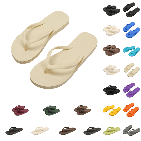 Utoimkio Thong Flip Flops Sandals for Women and Men,Summer Casual Unisex Beach Flat Sandals for Women Wide Width Summer Casual Daily Walking Shoes
