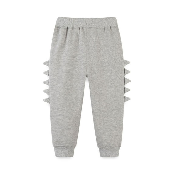 Utoimkio Toddler Baby Boys Girls Joggers Pants Soild Color Cotton Elastic Sweatpants Pants with Drawstring for Kids 2-7 Years