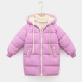 thumbnail image 1 of Utoimkio Toddler Baby Girls Boys Winter Warm Jacket Hooded Snowsuit Windproof Thicken Coat Outerwear Hoodies with Pockets for Kids 1-10 Years, 1 of 7