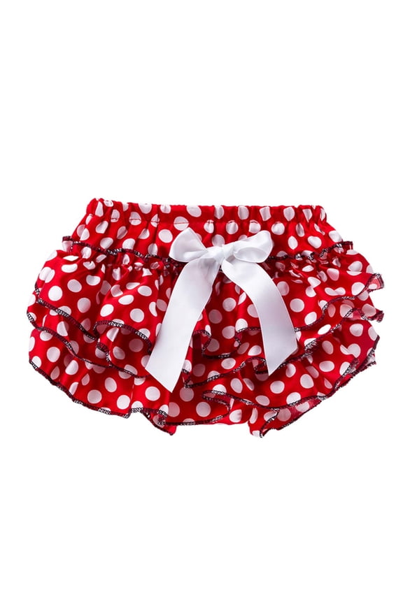 Toddler Baby Girls Cotton Linen Floral Ruffles Blend Bloomer Shorts