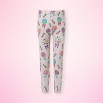 Utoimkio Toddler Baby Girls Cute Floral Print Legging Pants Cotton Basic Leggings for Kids Fitting Long Pants Toddler Girls Active Leggings